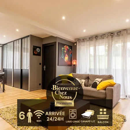 Apartment F3 Neuf Et Equipe Avec Balcon 